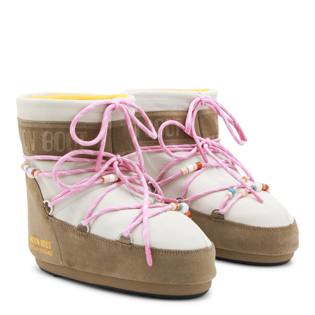 HONEY AND WHITE BOOTS