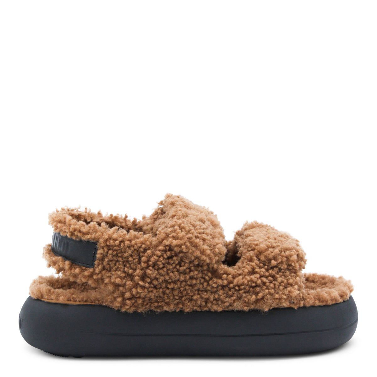 COGNAC LEATHER SANDALS