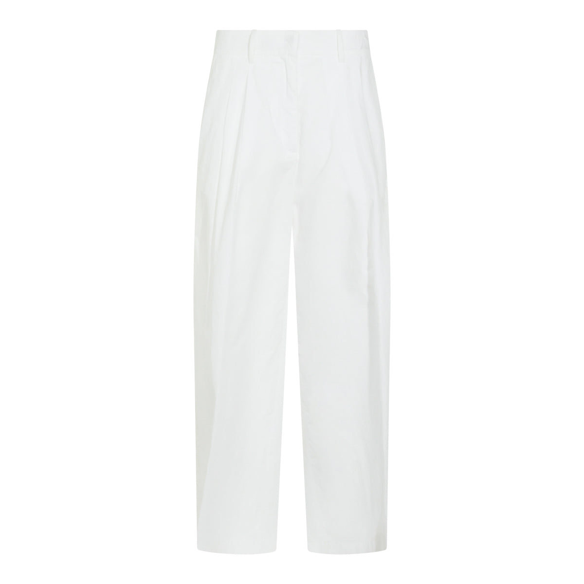WHITE COTTON PANTS