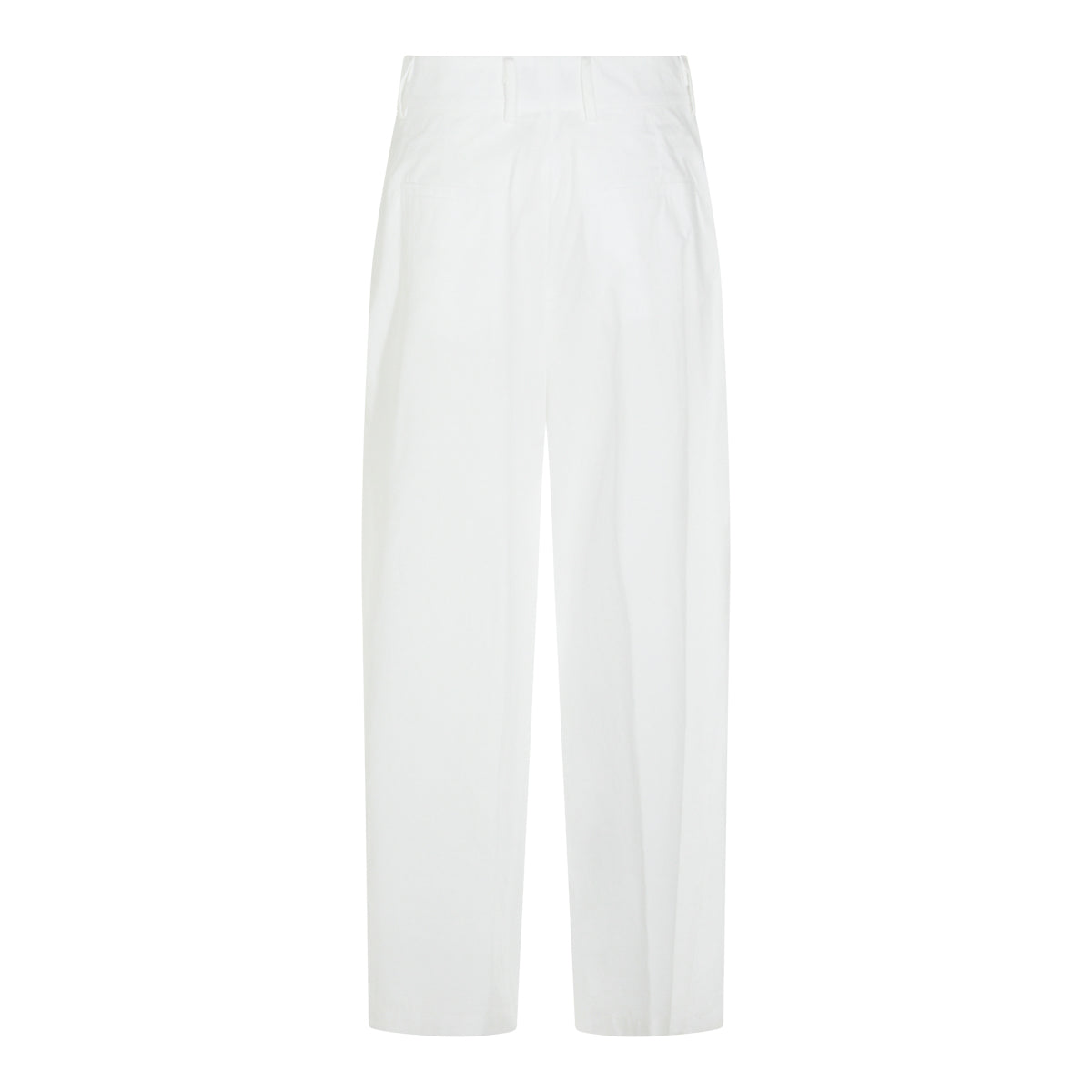 WHITE COTTON PANTS