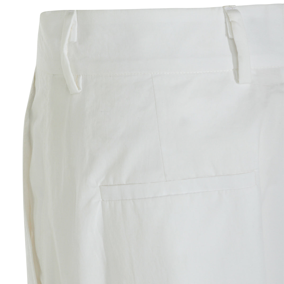 WHITE COTTON PANTS