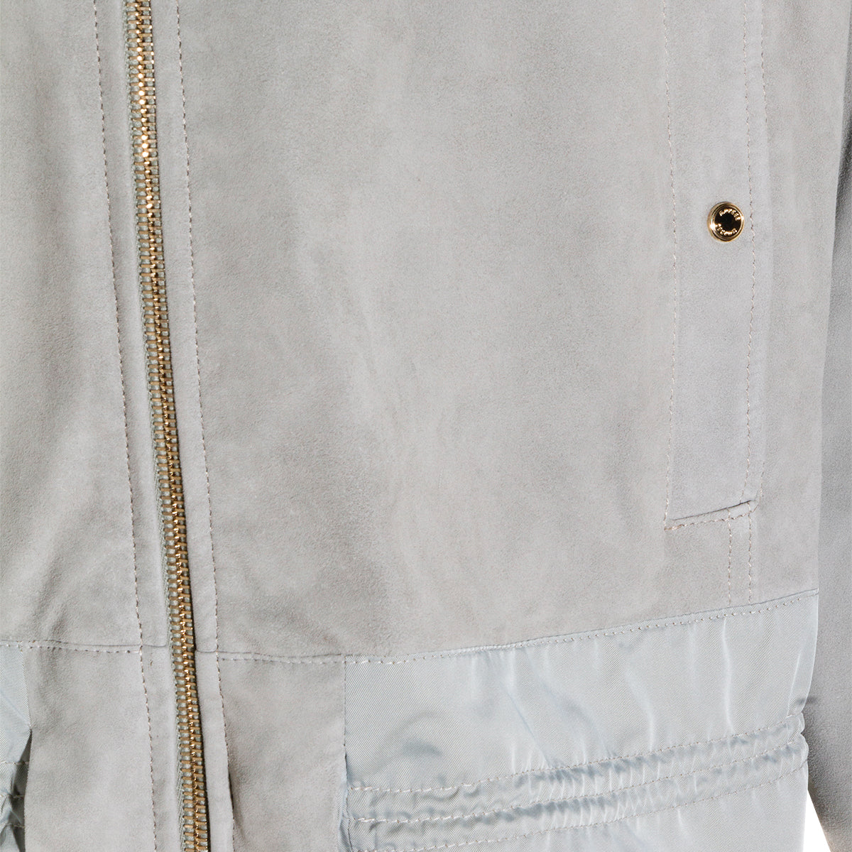 GREY LEATHER JACKET