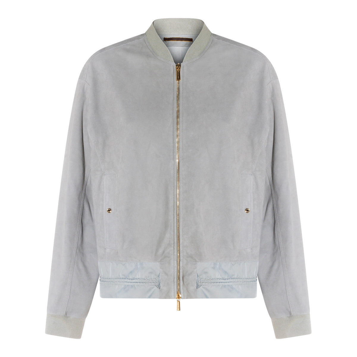 GREY LEATHER JACKET