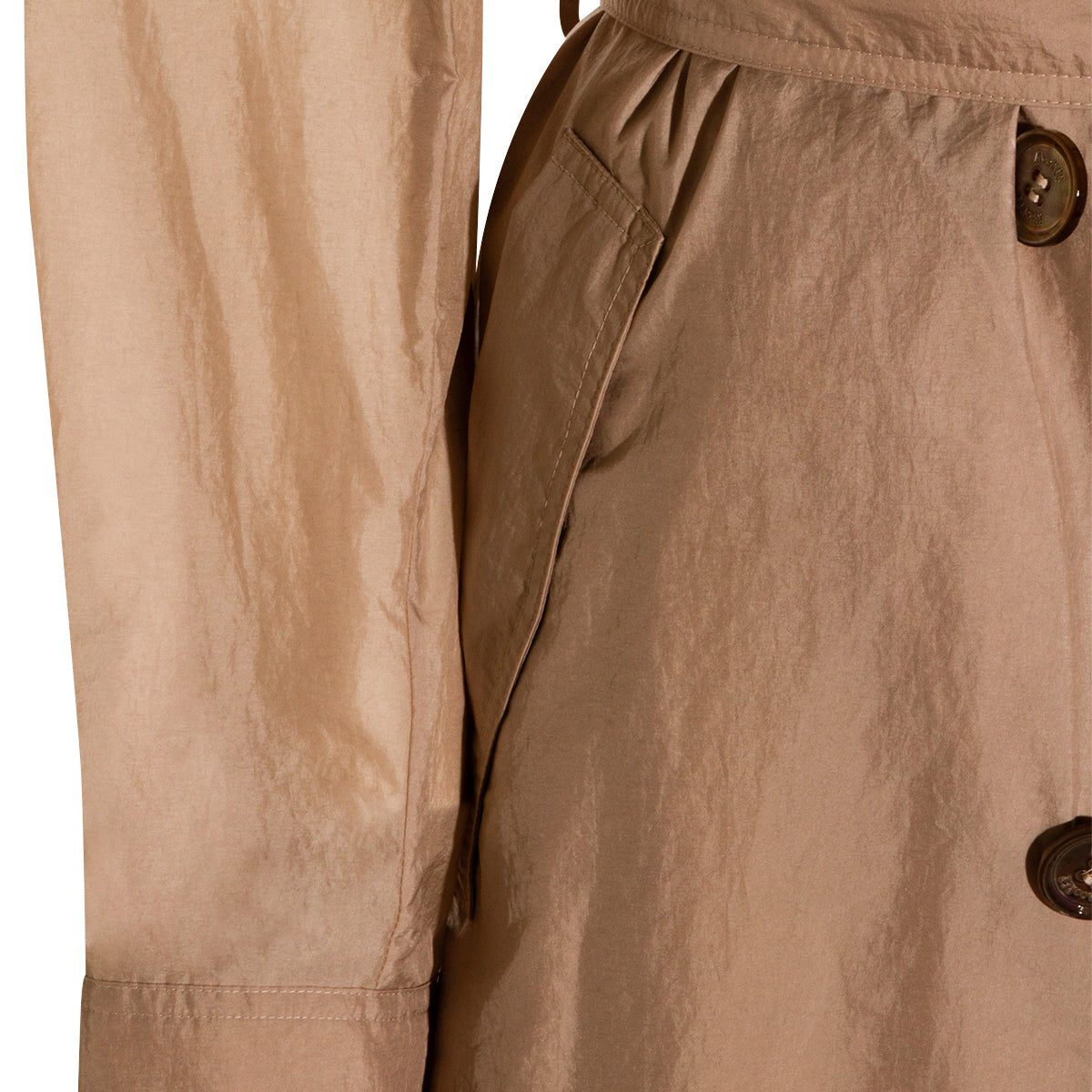 LIGHT BROWN TRENCH COAT