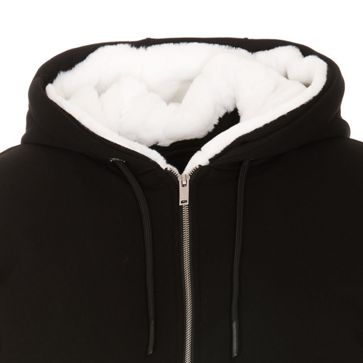 BLACK COTTON BLEND CASUAL JACKET