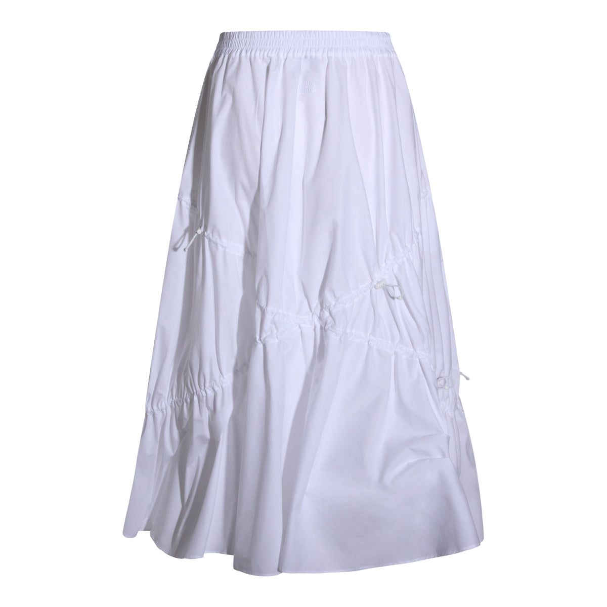 WHITE COTTON SKIRT