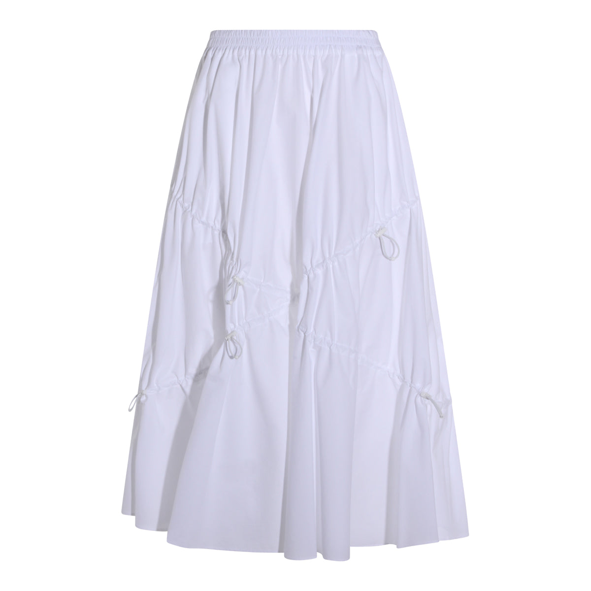 WHITE COTTON SKIRT