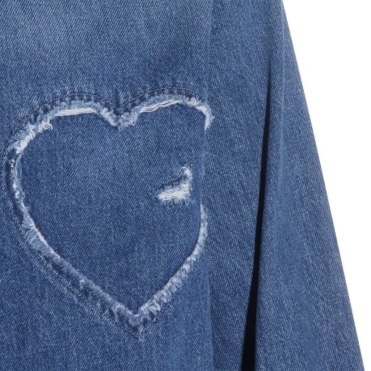 BLUE COTTON DENIM SHIRT
