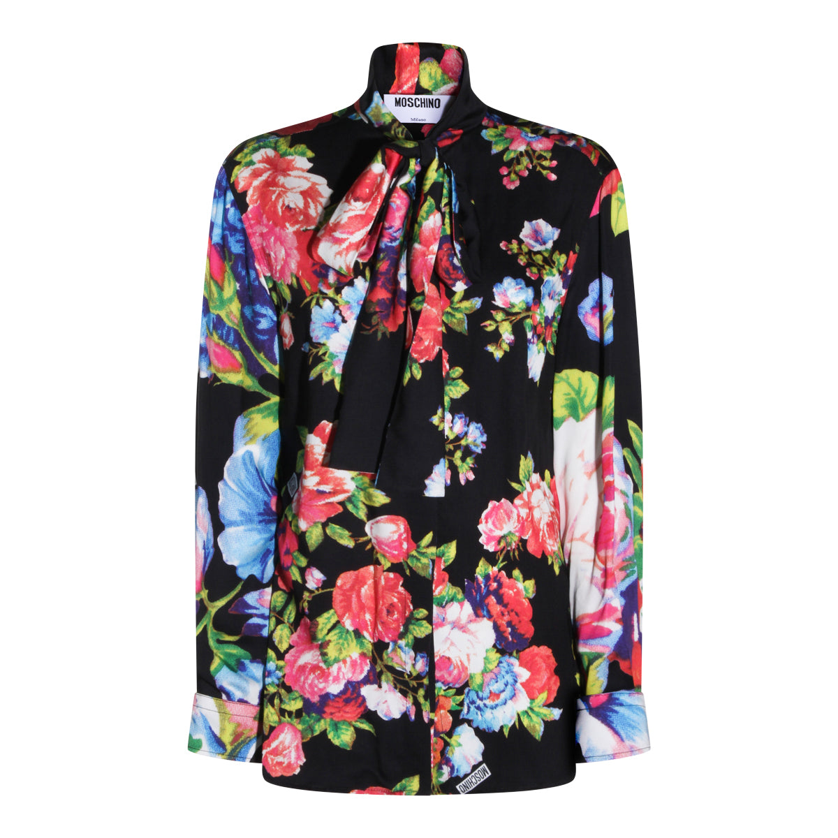 BLACK VISCOSE SHIRT