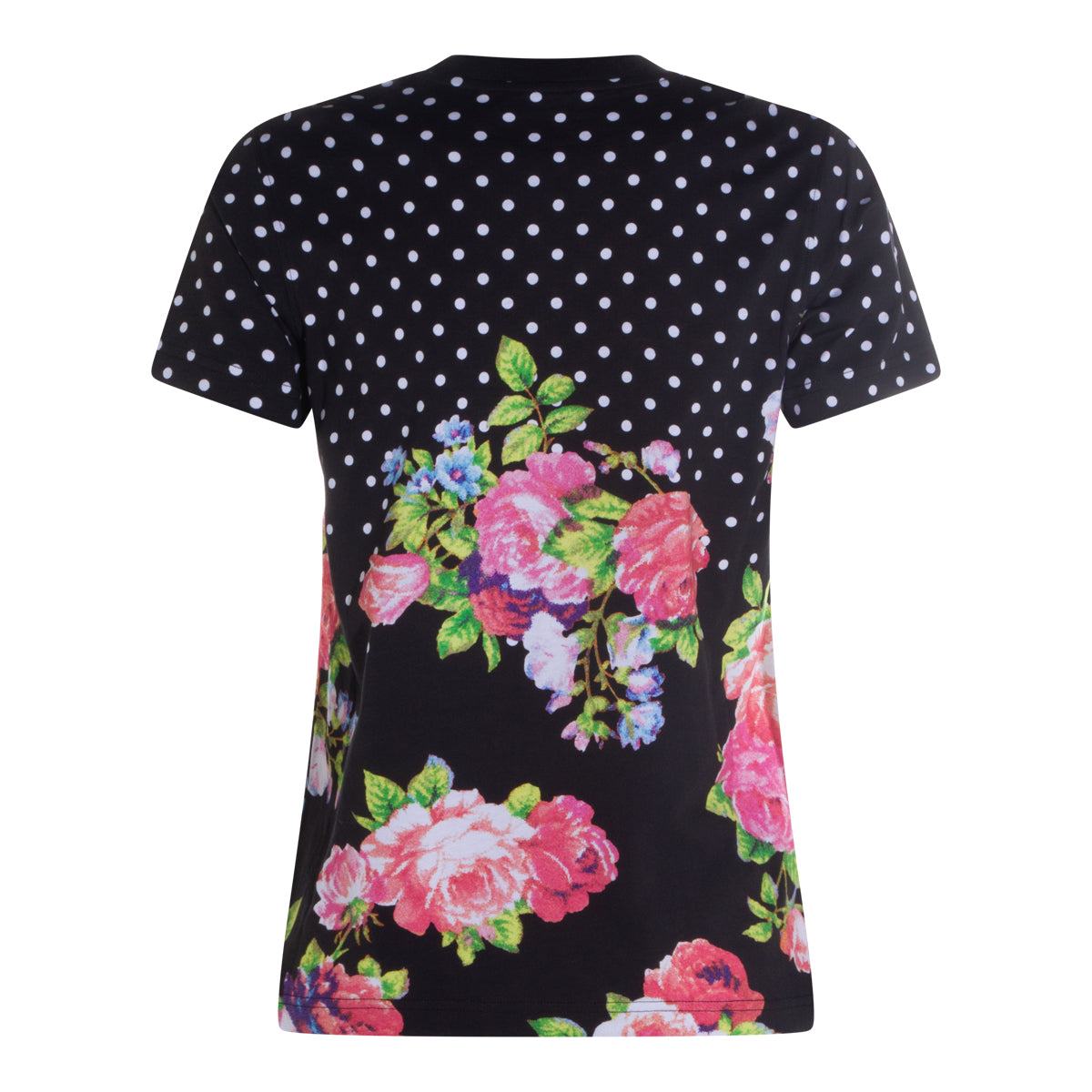 BLACK COTTON T-SHIRT
