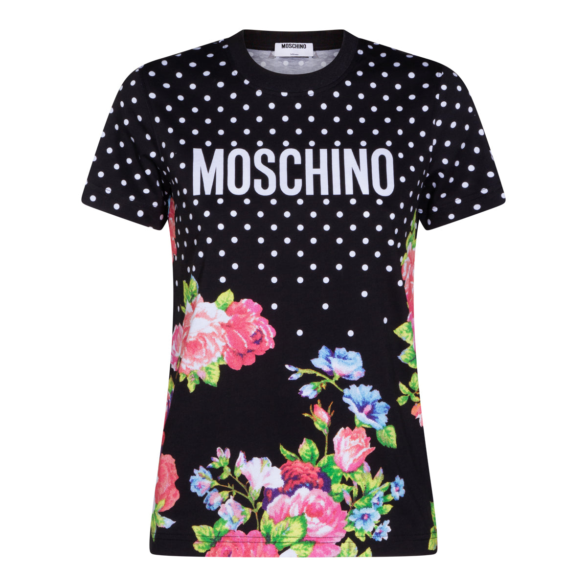 BLACK COTTON T-SHIRT