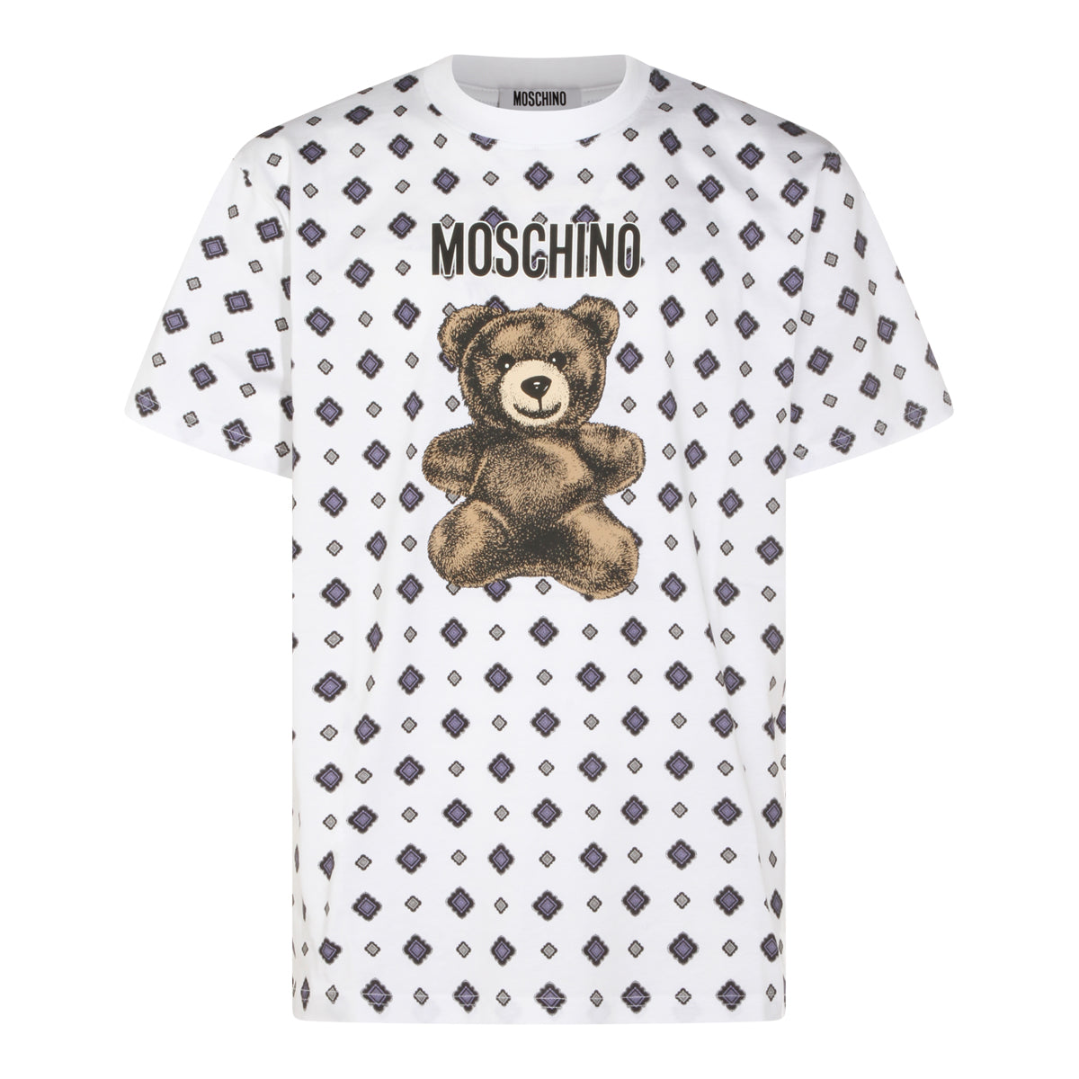 WHITE COTTON T-SHIRT