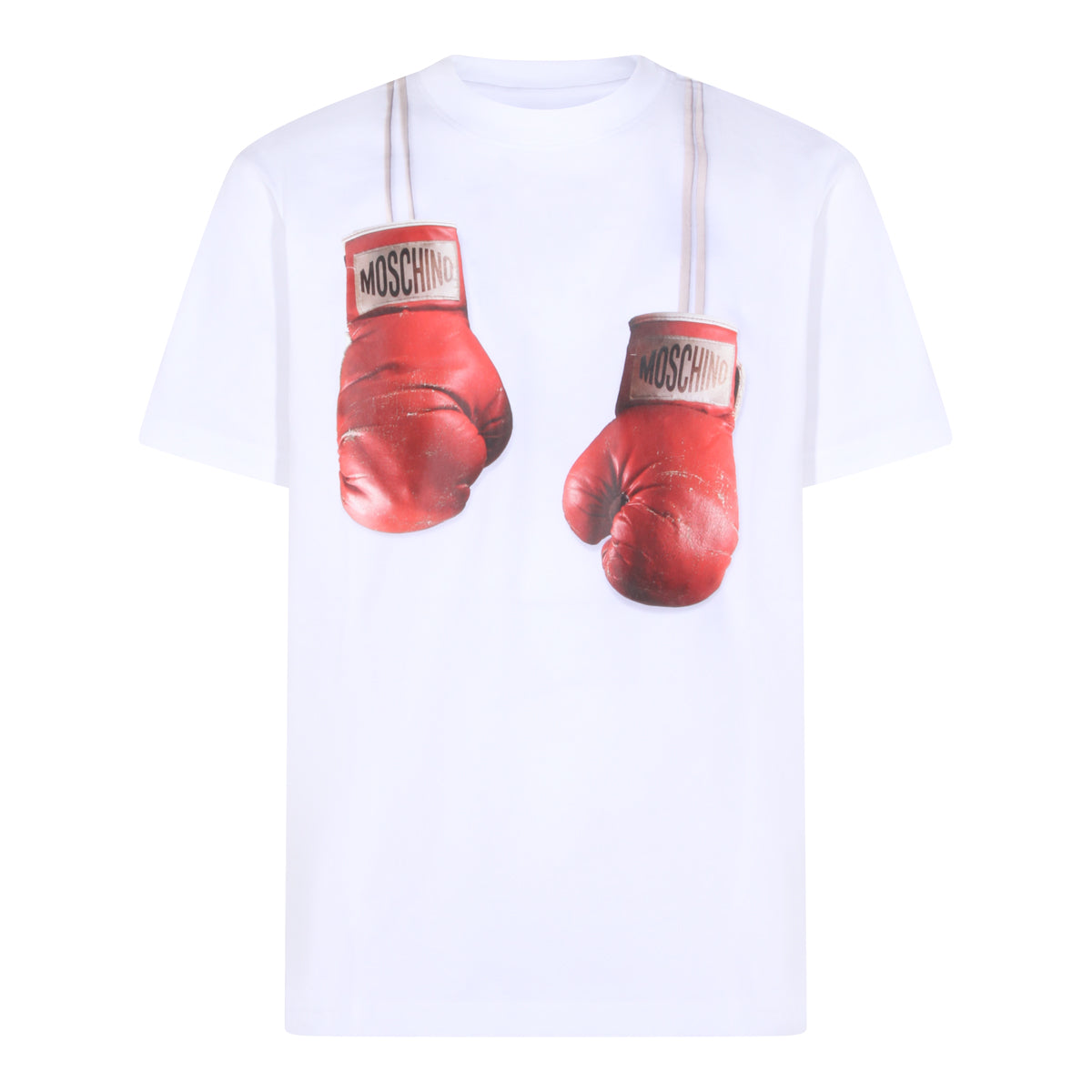 WHITE COTTON T-SHIRT