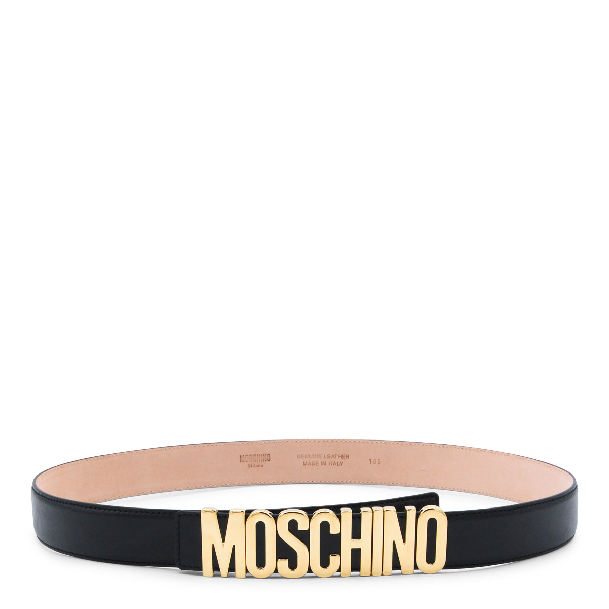 BLACK LEATHER BELT