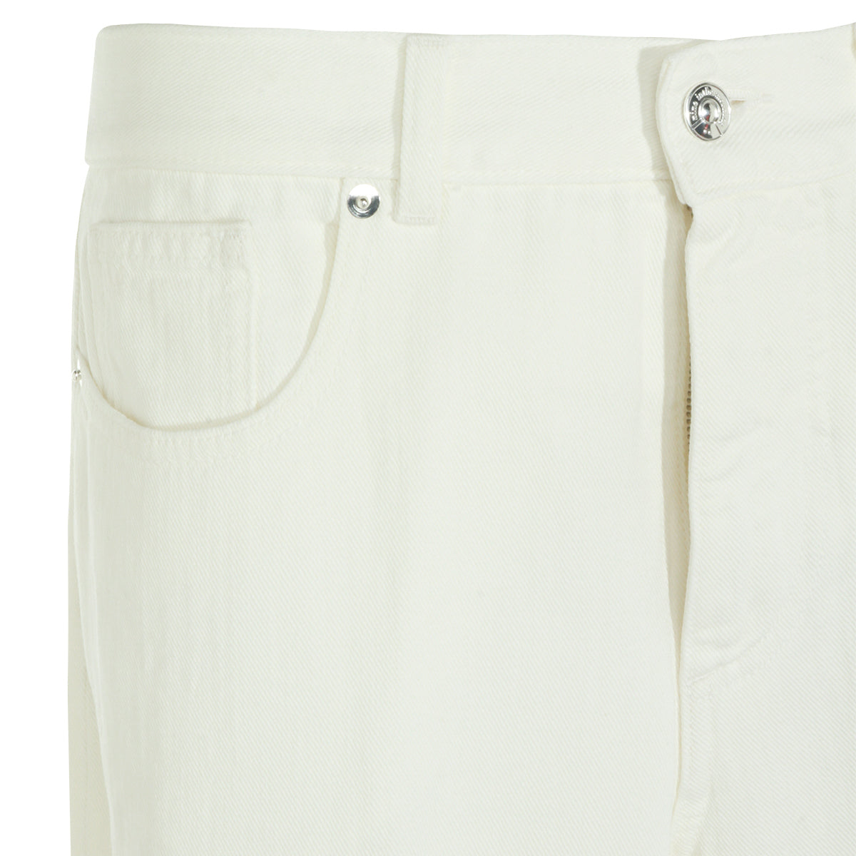 WHITE COTTON JEANS
