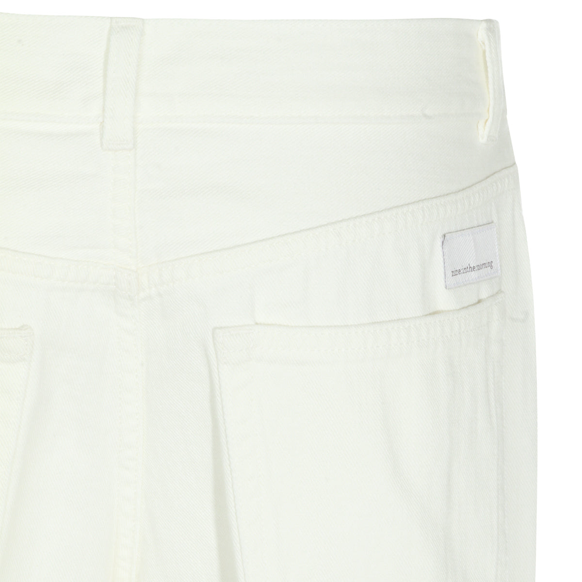 WHITE COTTON JEANS