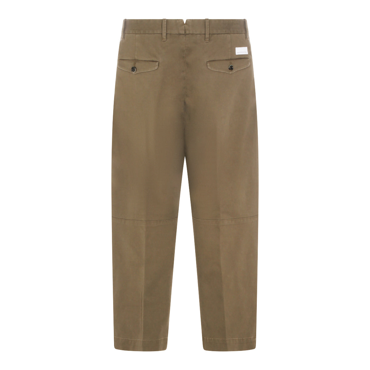 OLIVE COTTON PANTS