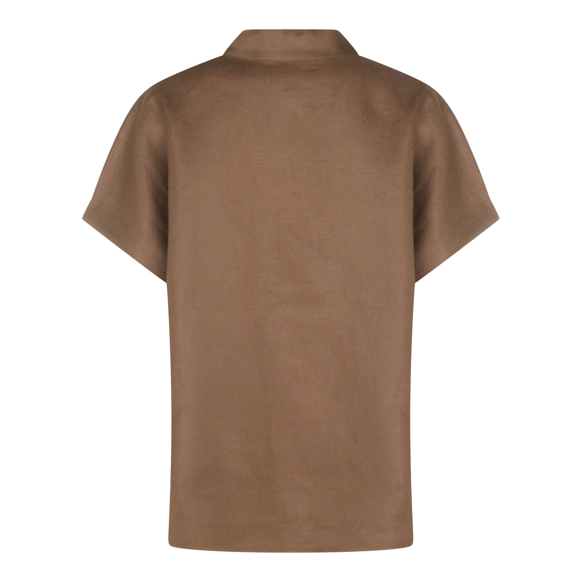 BROWN LINEN TOP