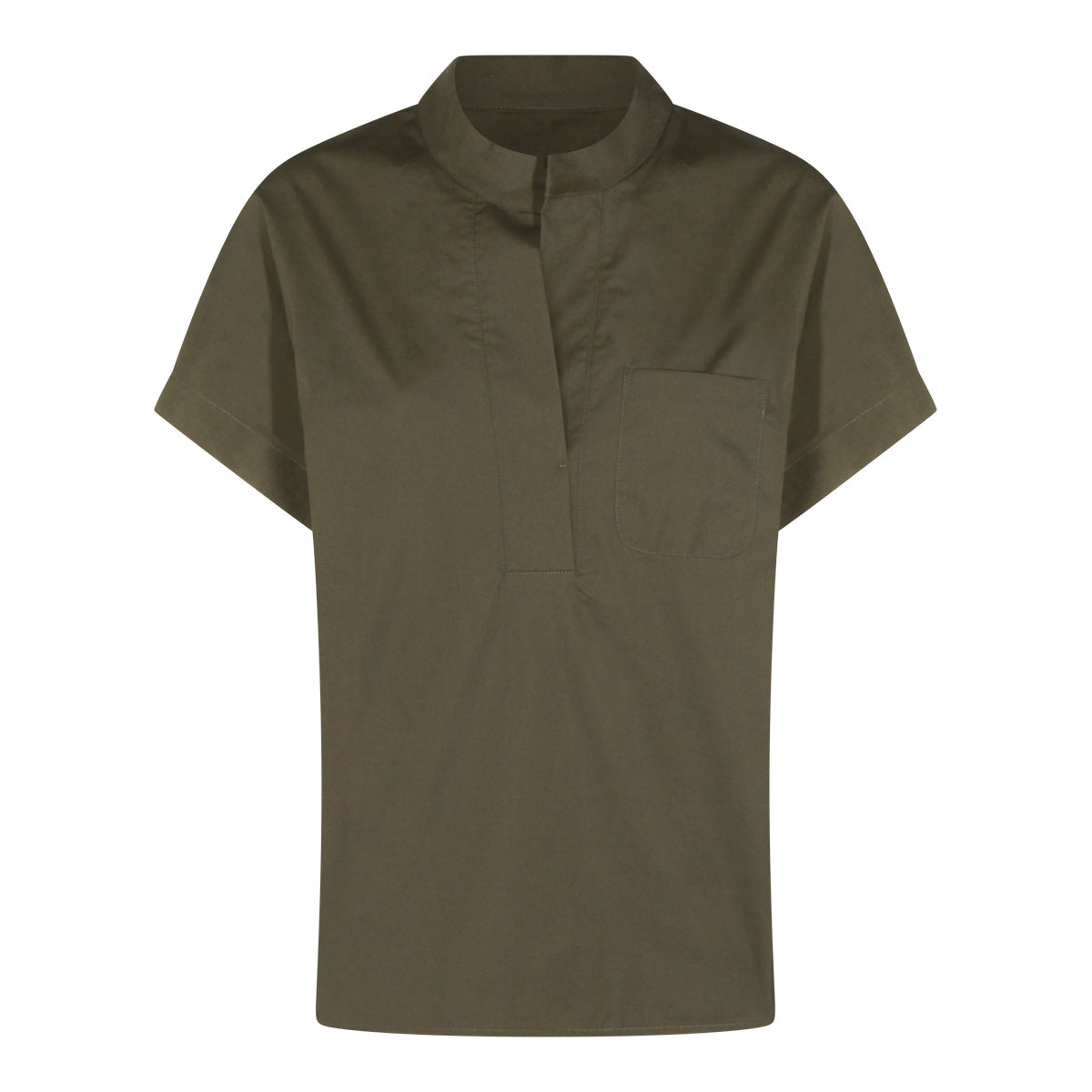 GREEN COTTON SHIRT