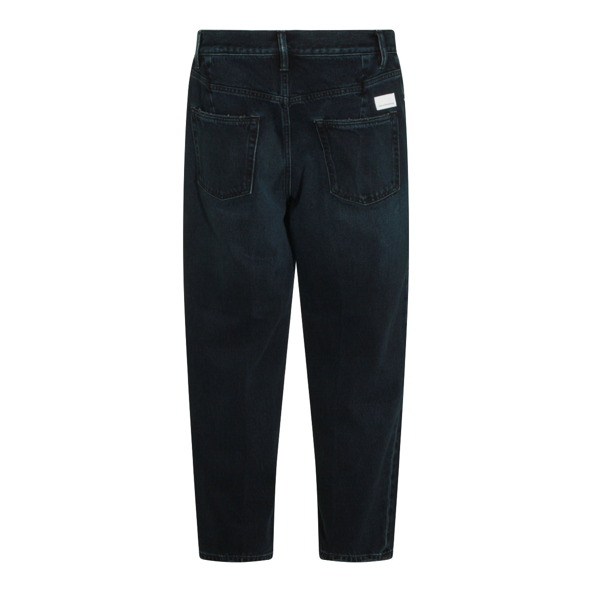 DARK BLUE COTTON DENIM JEANS
