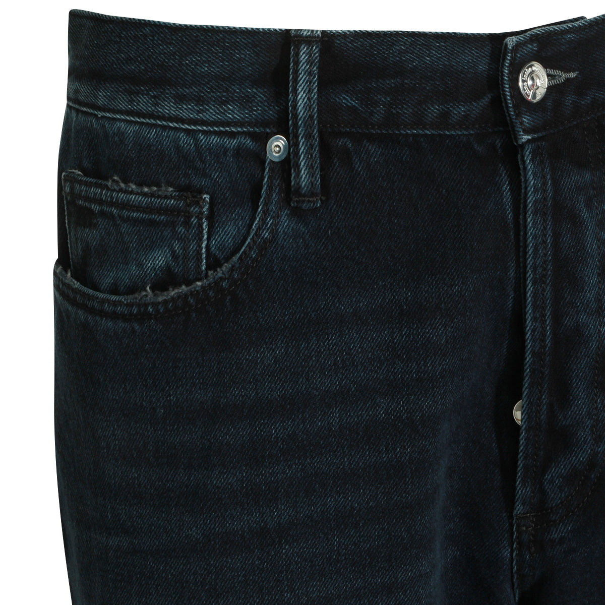 DARK BLUE COTTON DENIM JEANS
