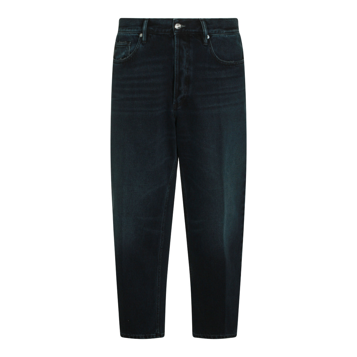 DARK BLUE COTTON DENIM JEANS
