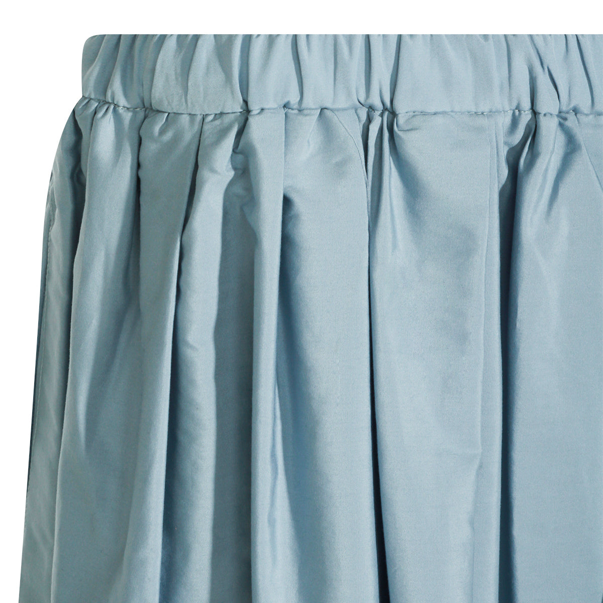 LIGHT BLUE COTTON SKIRT