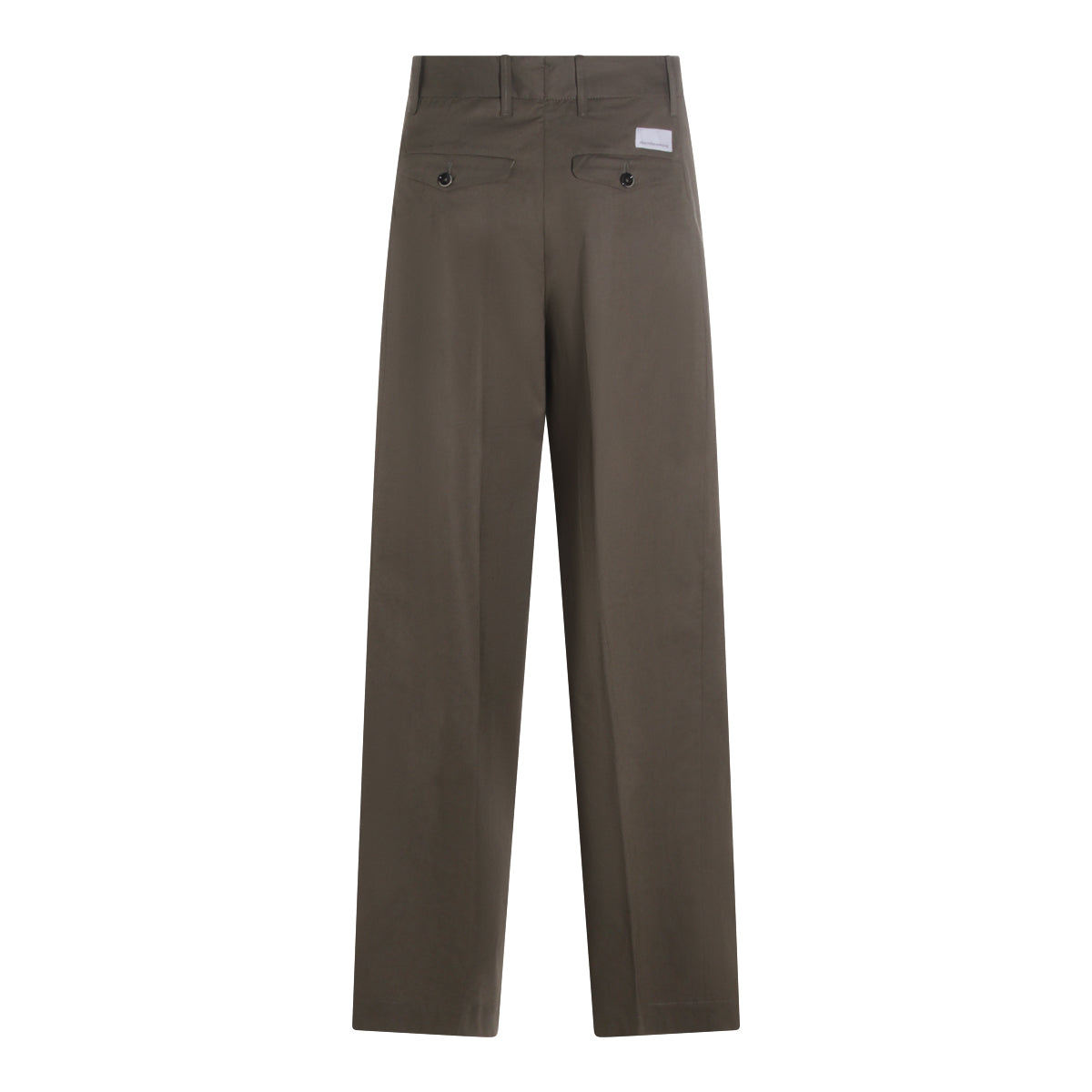 BROWN COTTON JEANS