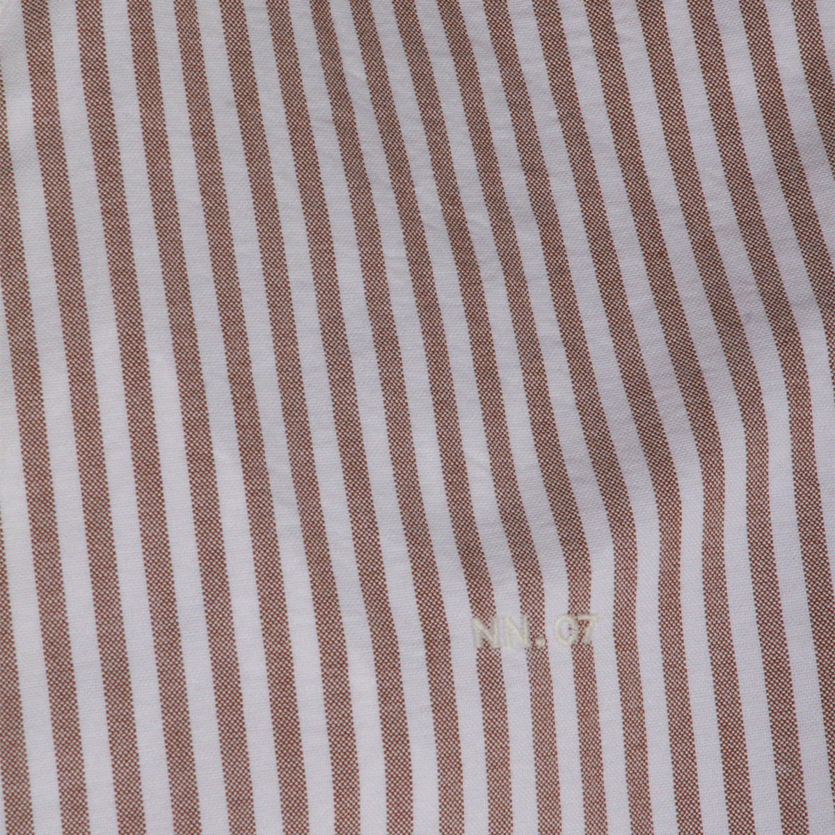 BEIGE AND RED COTTON SHIRT