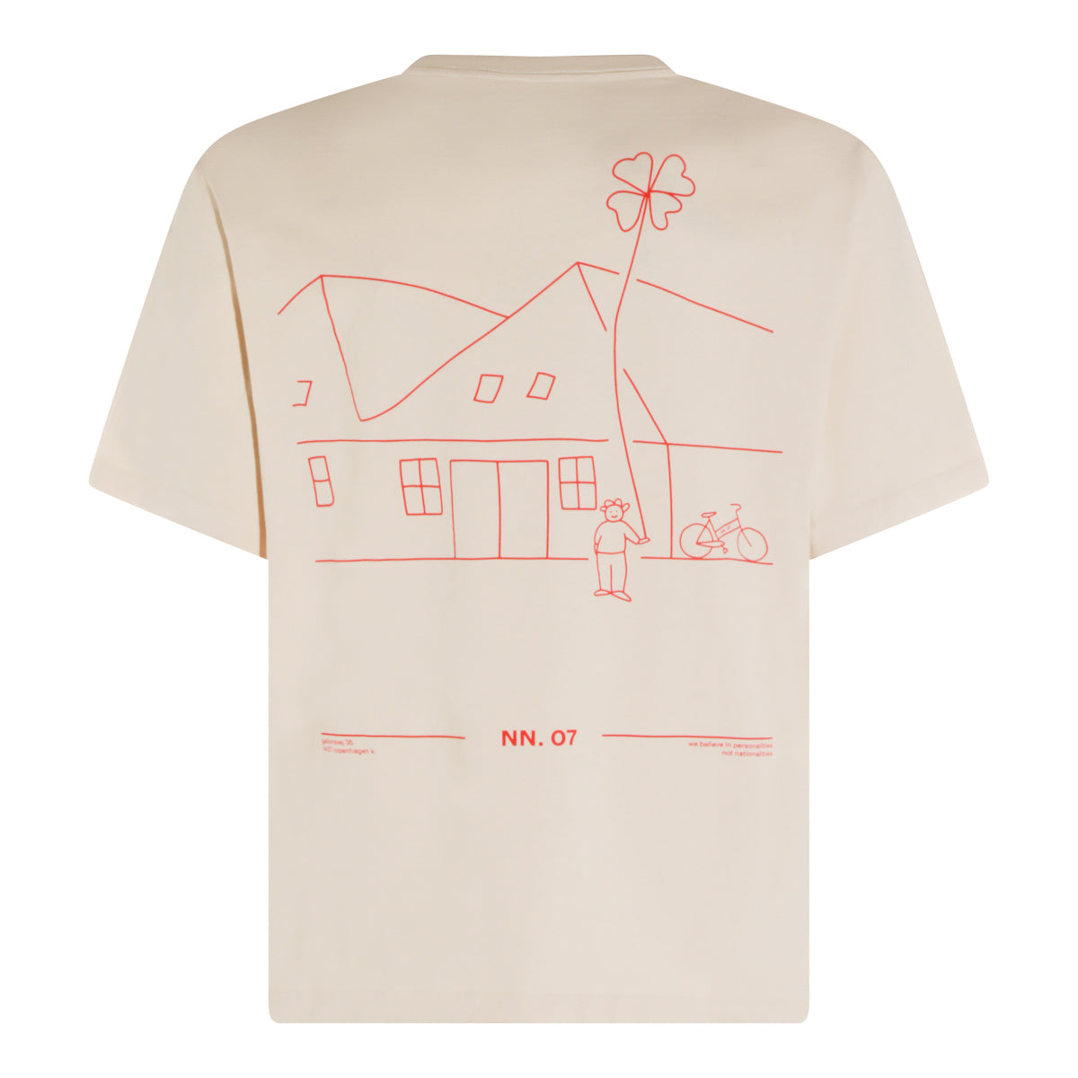 BEIGE COTTON T-SHIRT