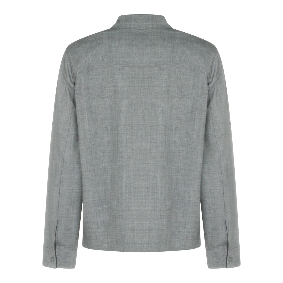 GREY MELANGE CASUAL JACKET