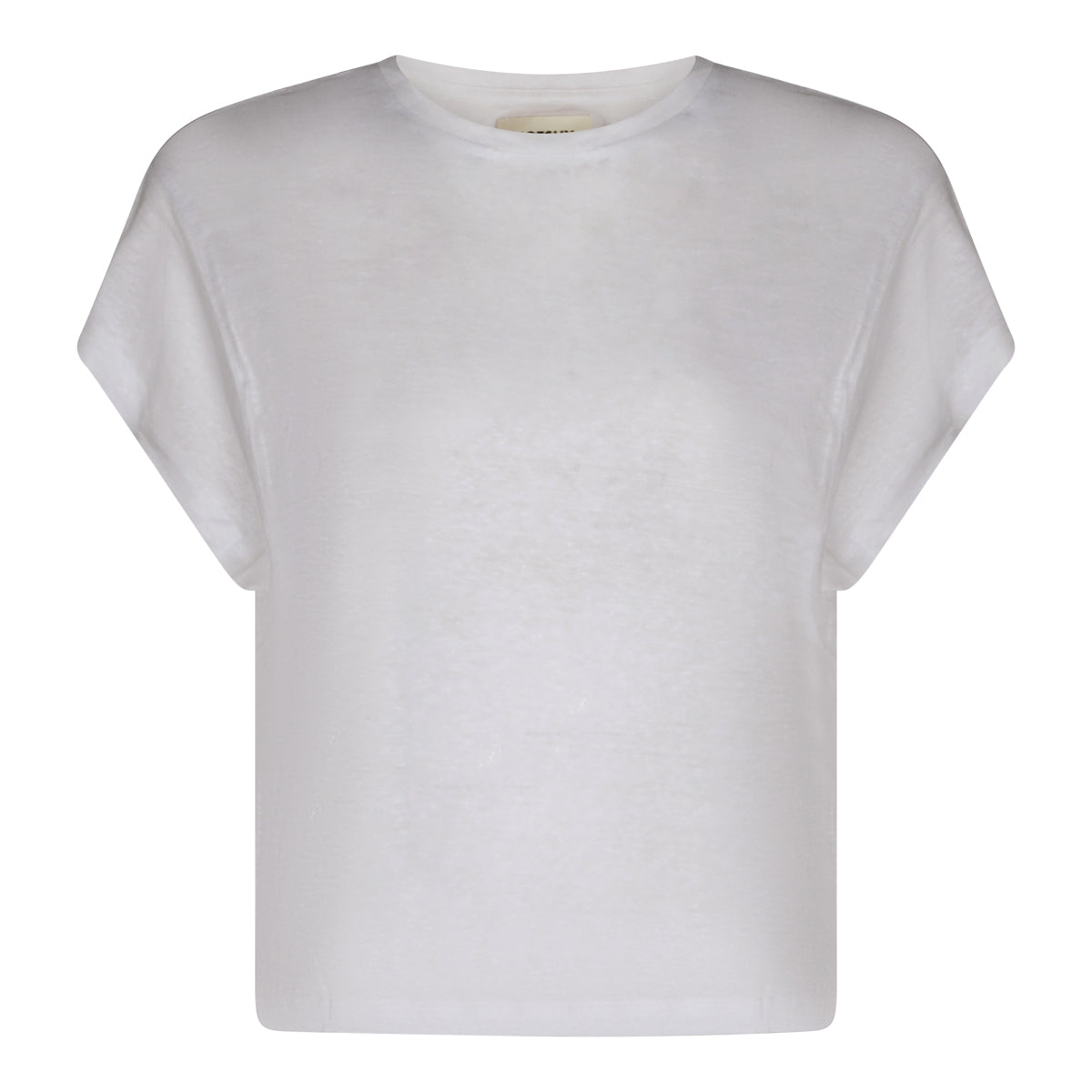 WHITE LINEN T-SHIRT
