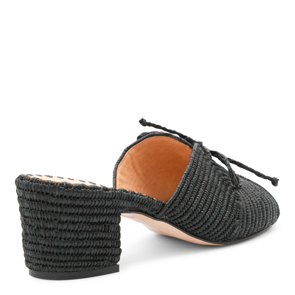 BLACK ODETT SANDALS