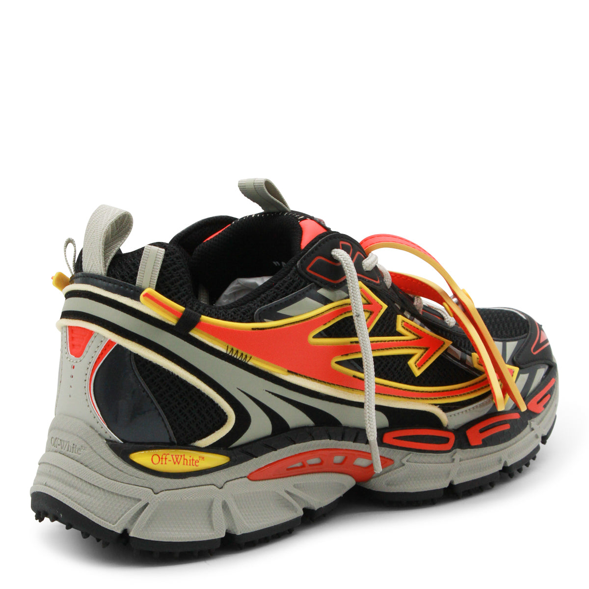 BLACK AND CORAL BE RIGHT BACK SNEAKERS