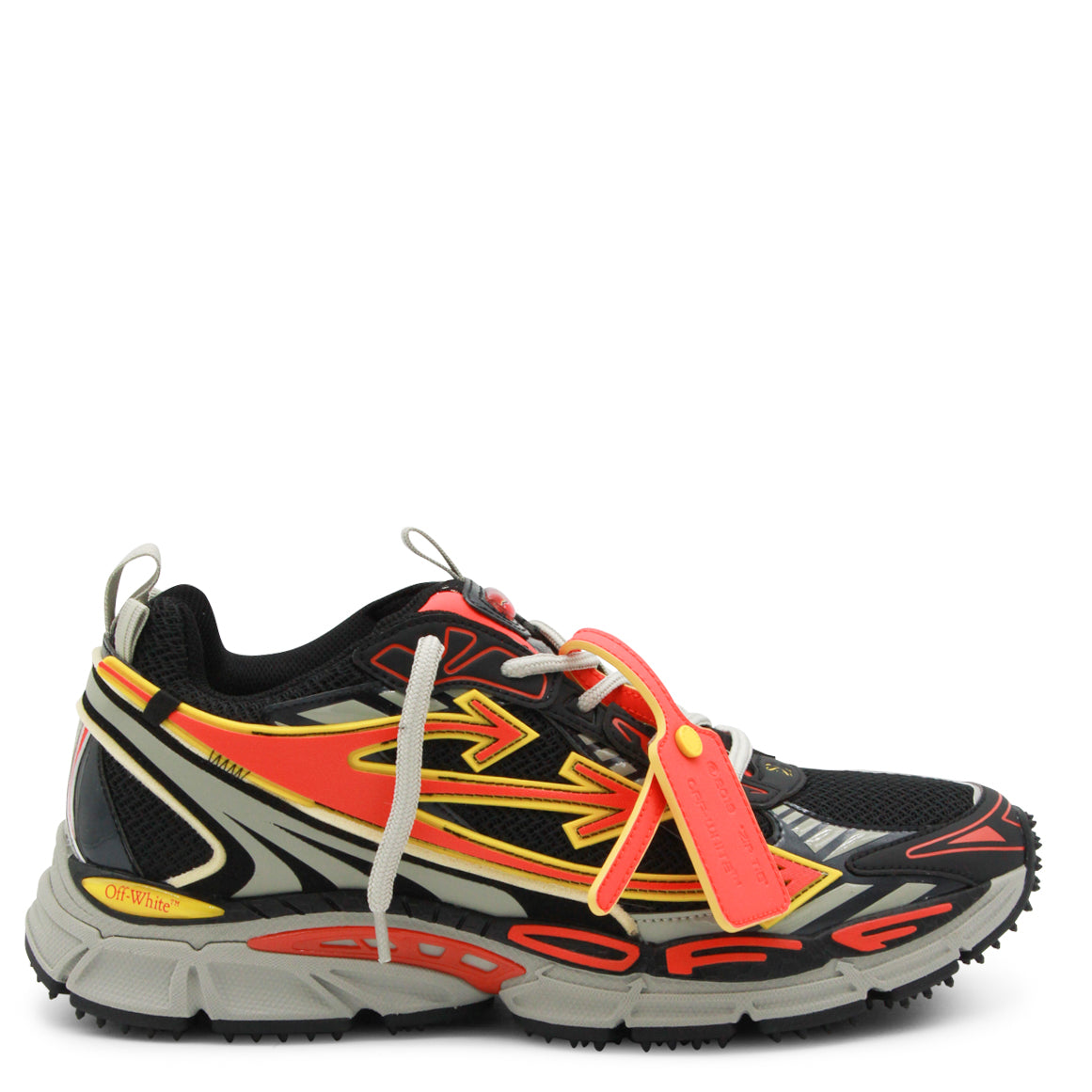 BLACK AND CORAL BE RIGHT BACK SNEAKERS