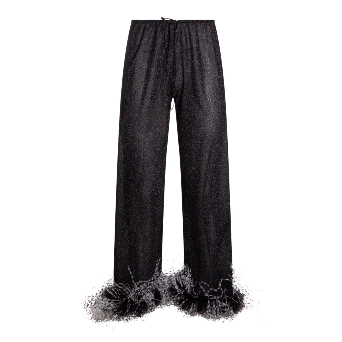BLACK LUMIERE PLUMAGE PANTS