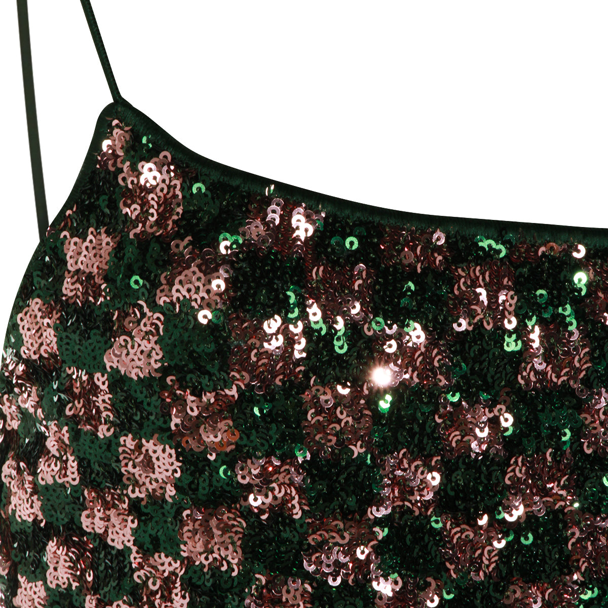 PINK AND GREEN DRESS