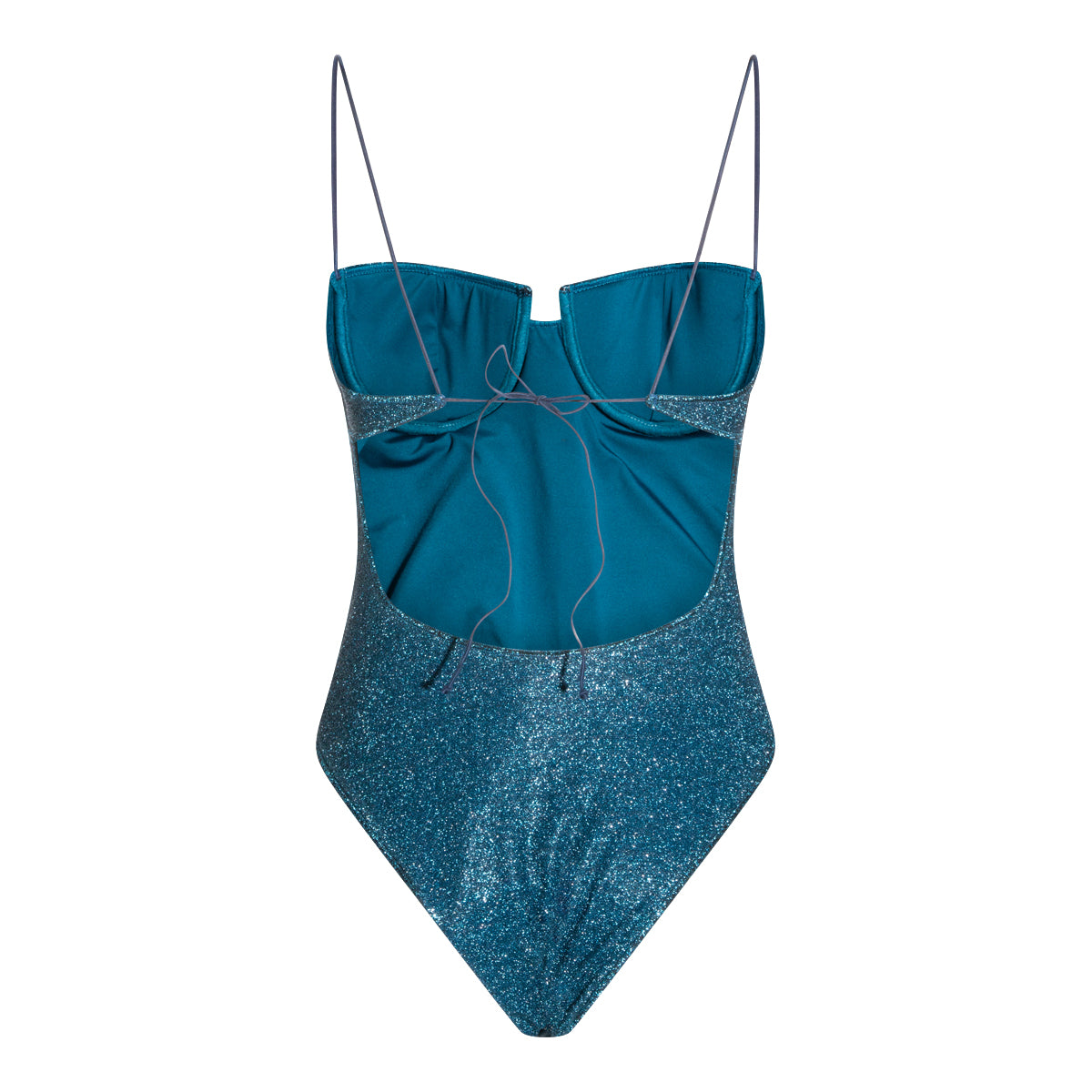 TURQUOISE LUMIERE BALCONETTE BANDEAU BEACHWEAR