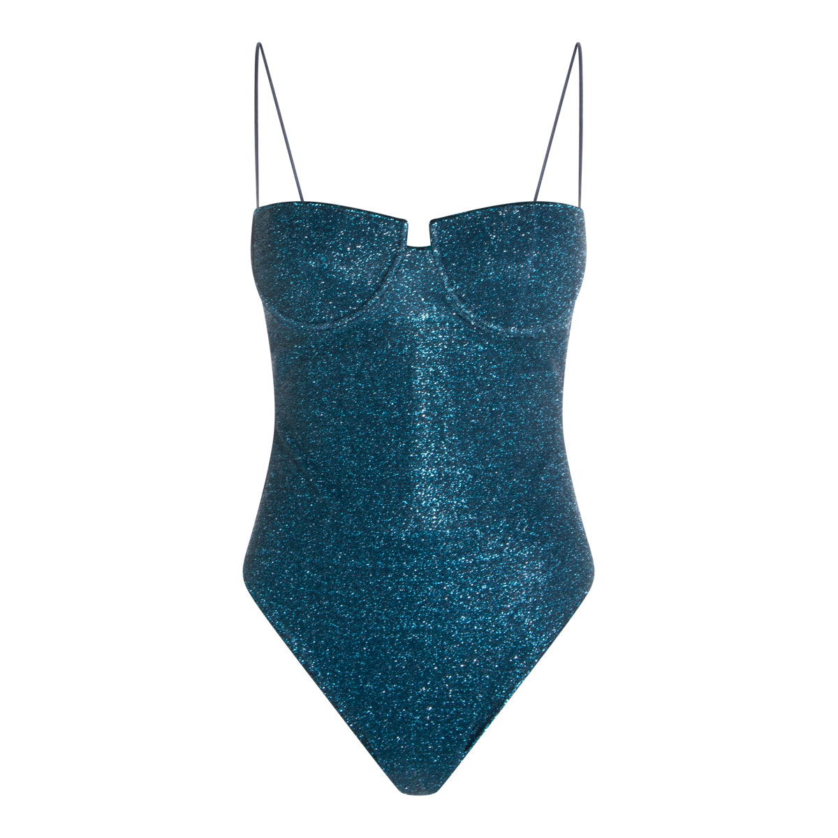 TURQUOISE LUMIERE BALCONETTE BANDEAU BEACHWEAR