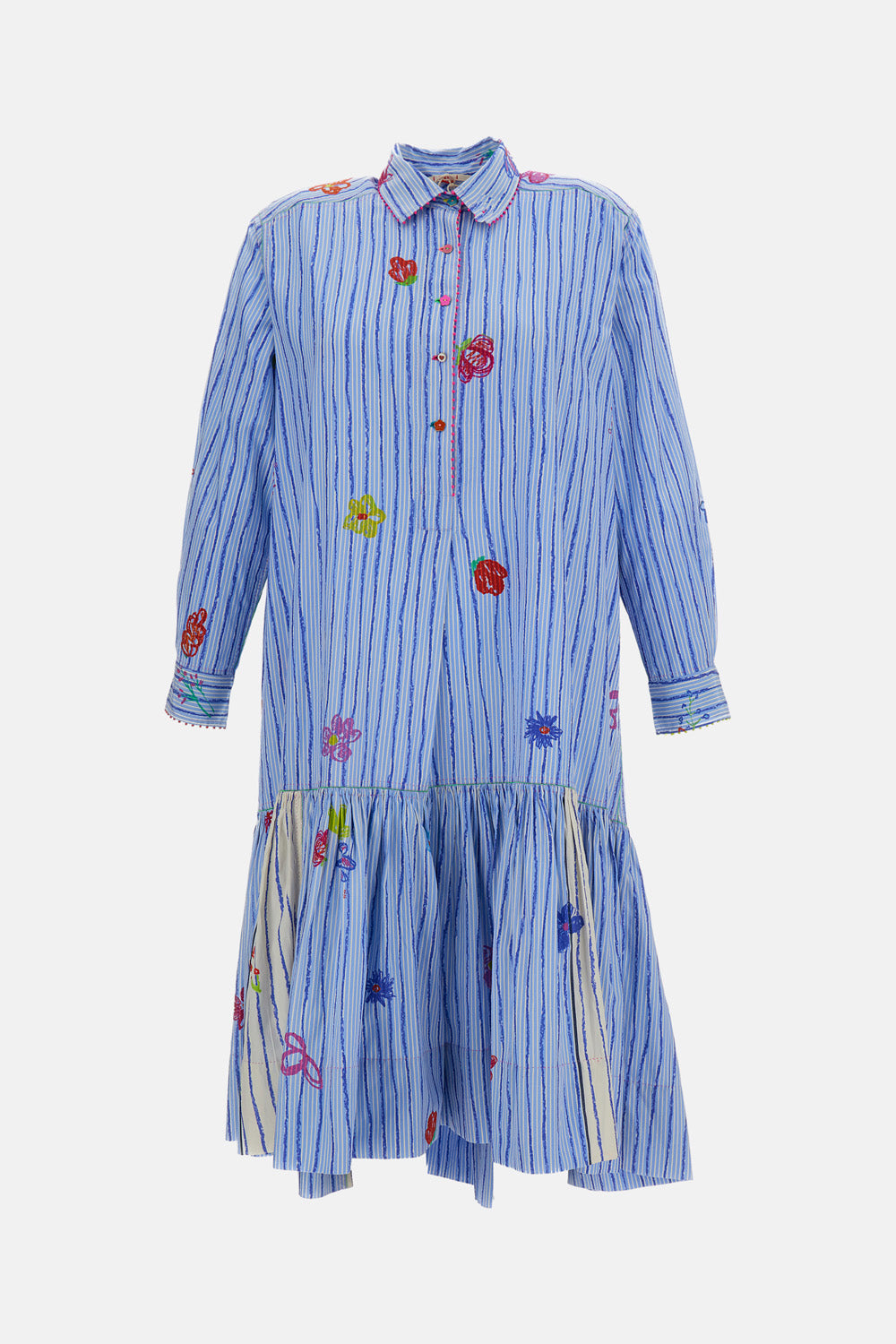 LONG SILK DRESS