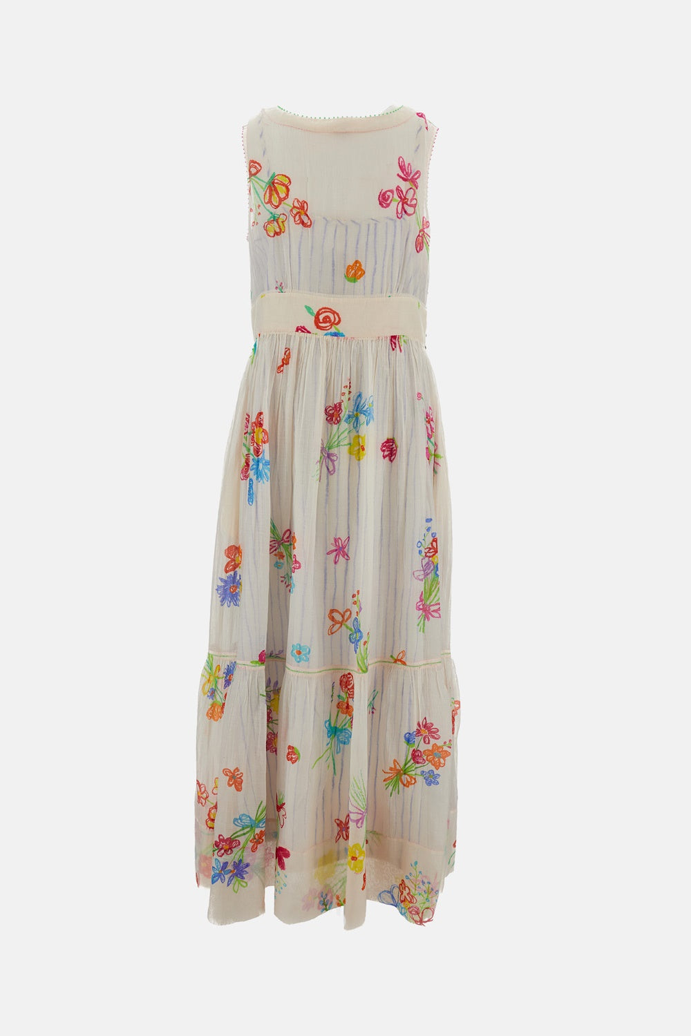 SLEEVELESS LONG DRESS