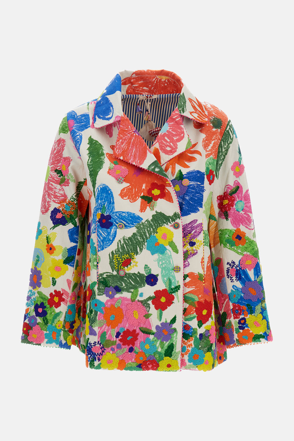 DOUBLE-BREASTED COTTON JACKET