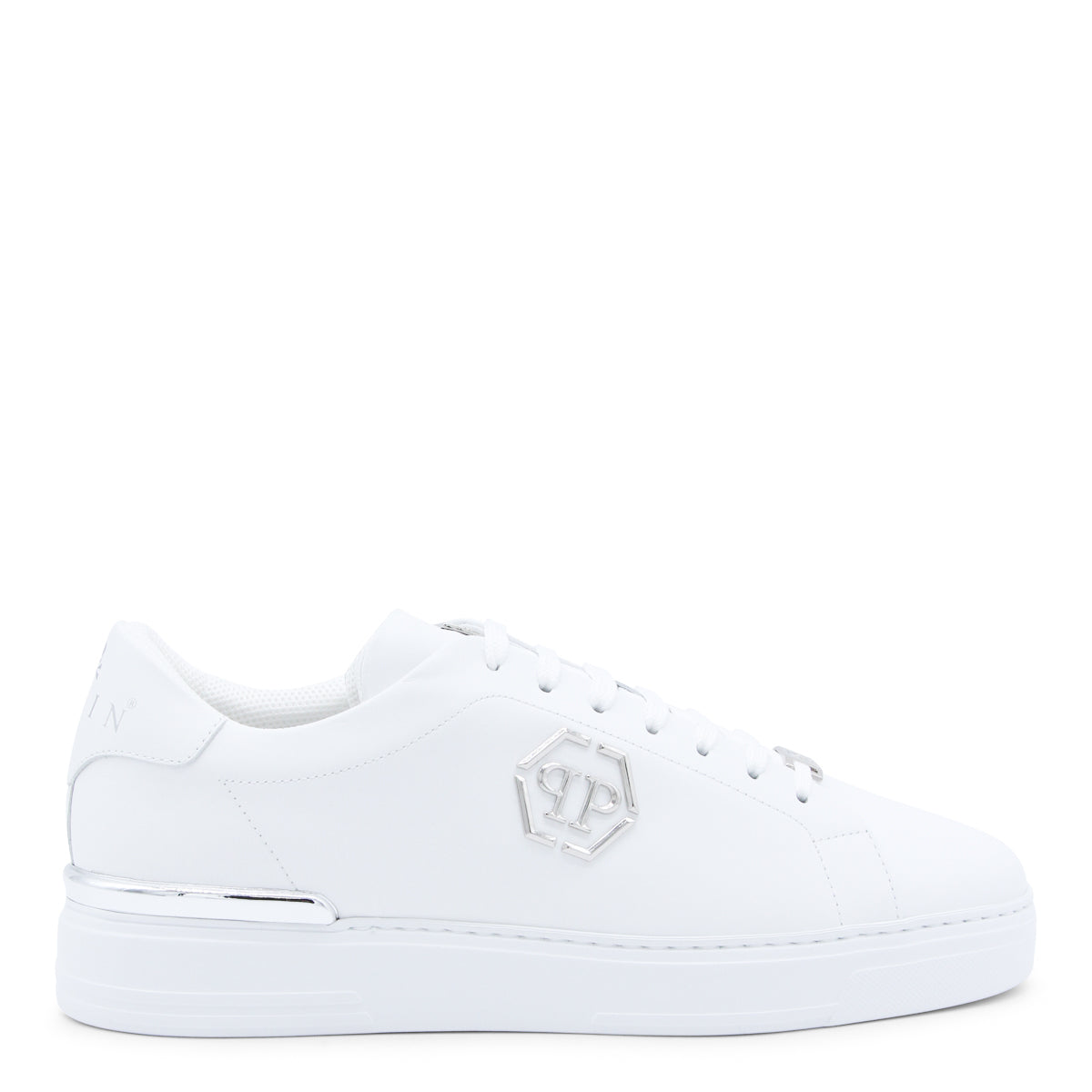 WHITE LEATHER SNEAKERS
