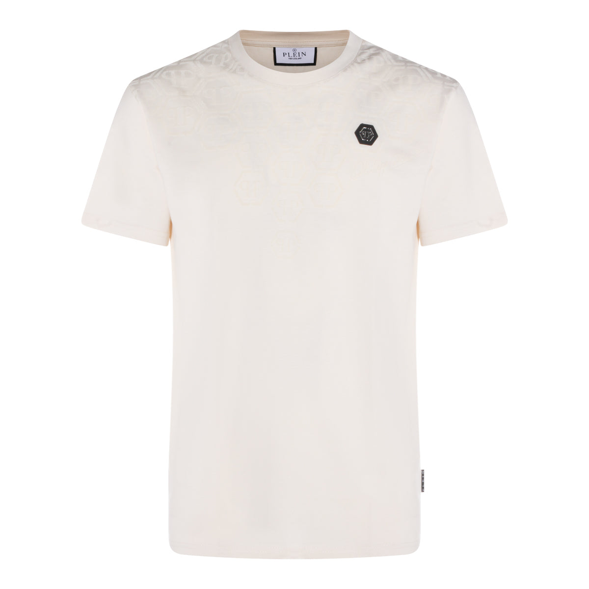 BEIGE COTTON T-SHIRT