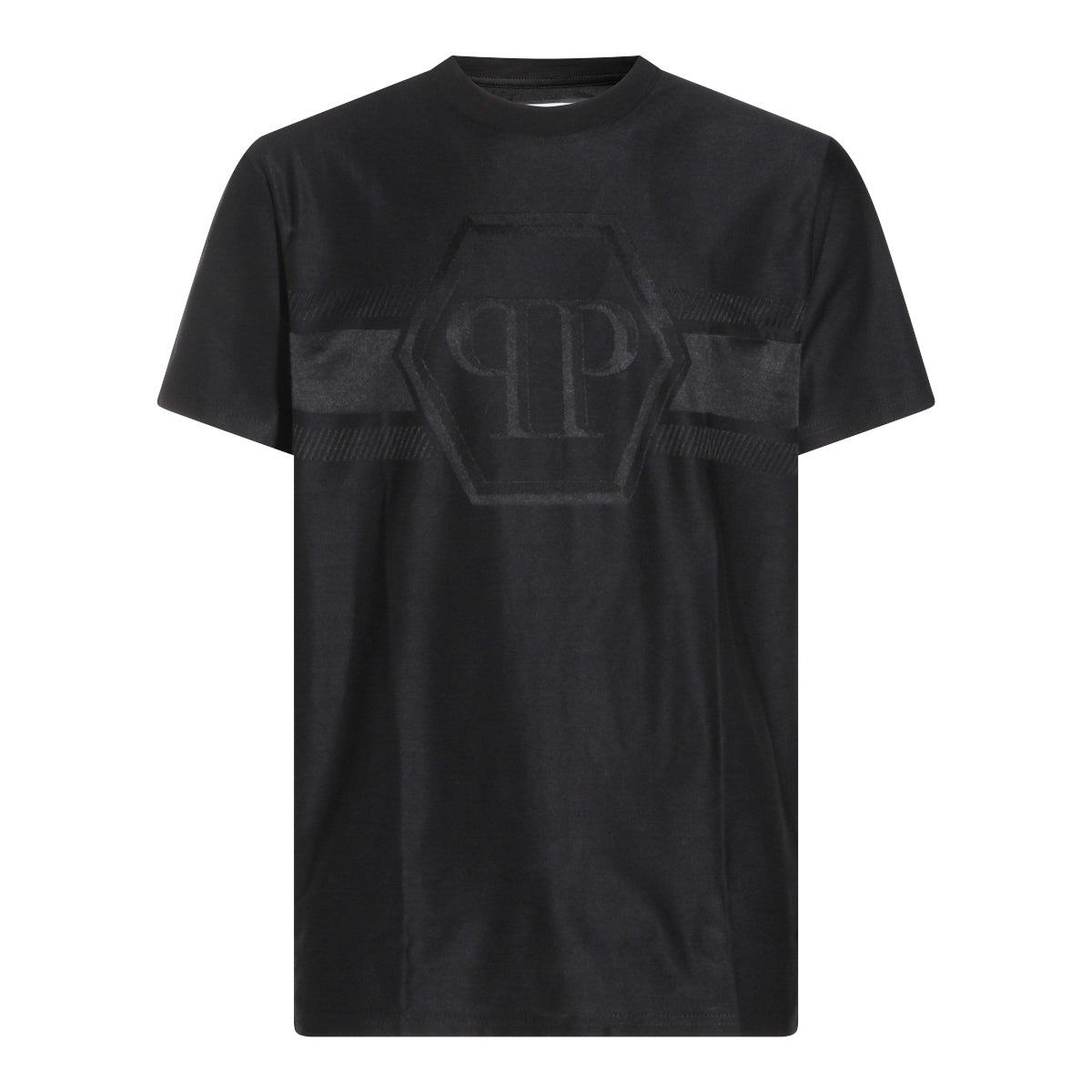 BLACK COTTON T-SHIRT