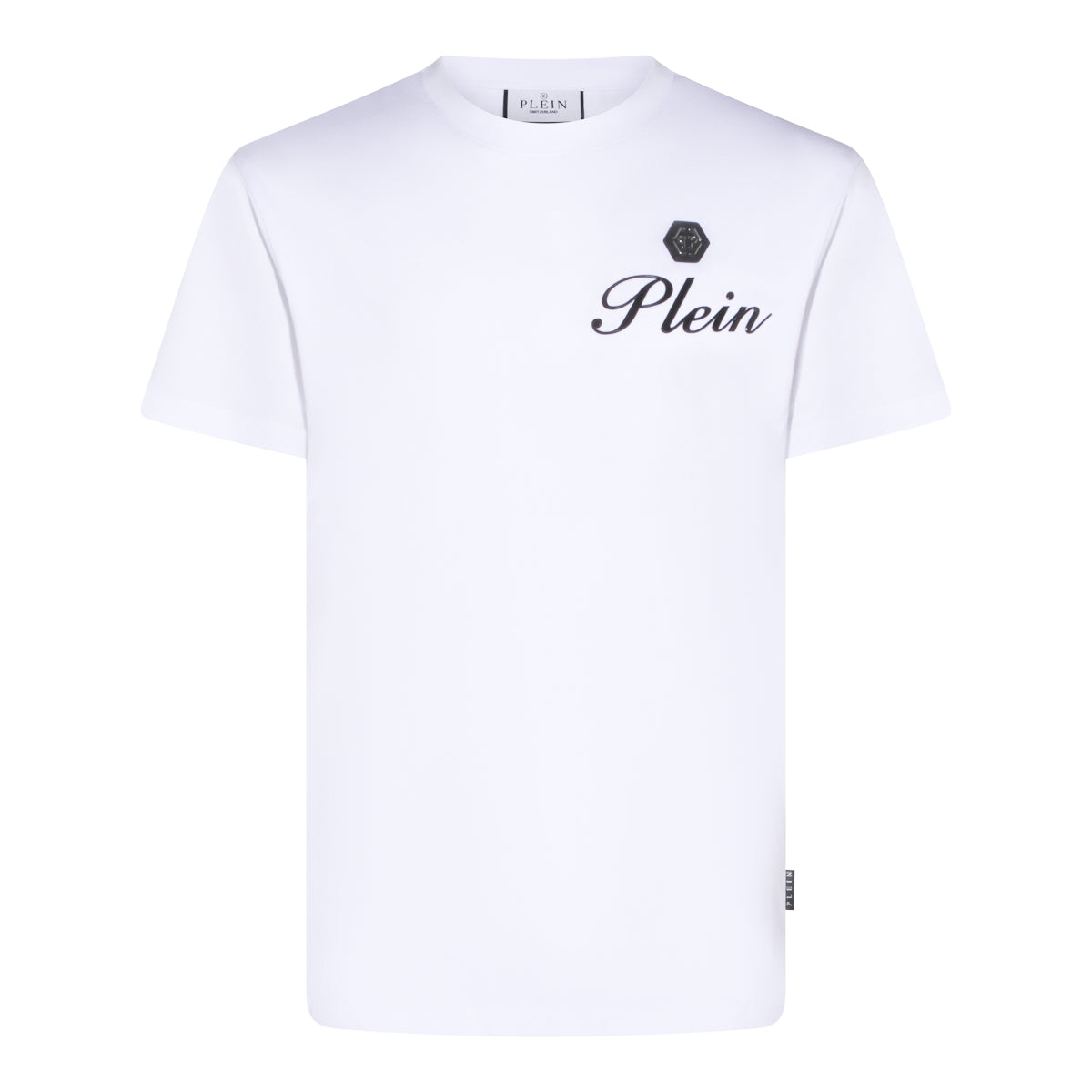 WHITE COTTON T-SHIRT