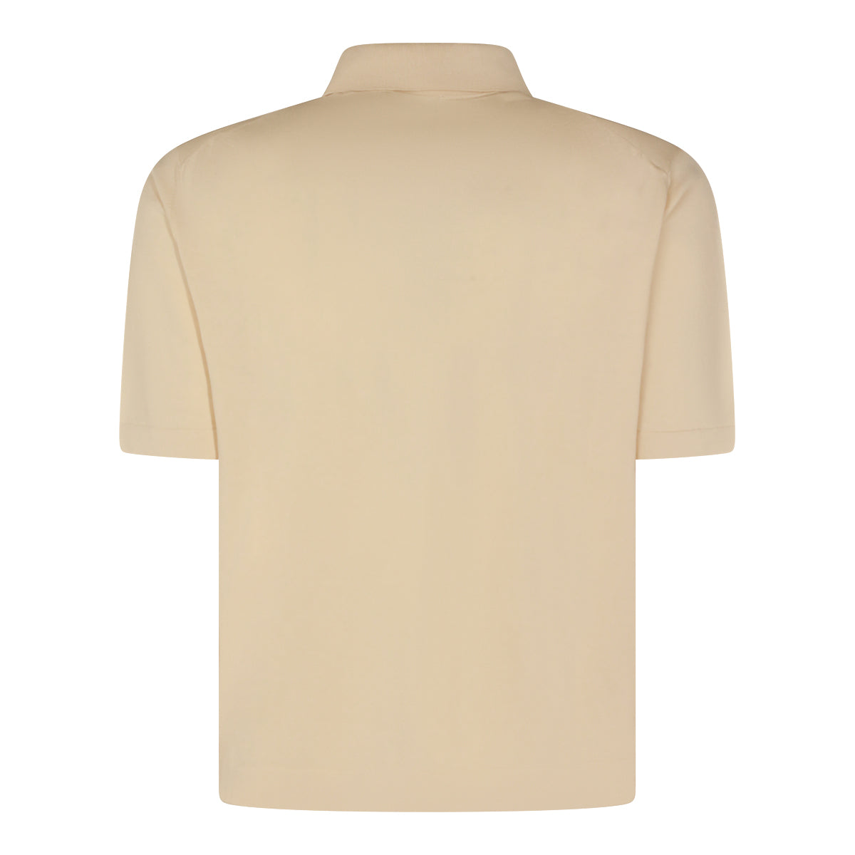 BEIGE COTTON POLO SHIRT