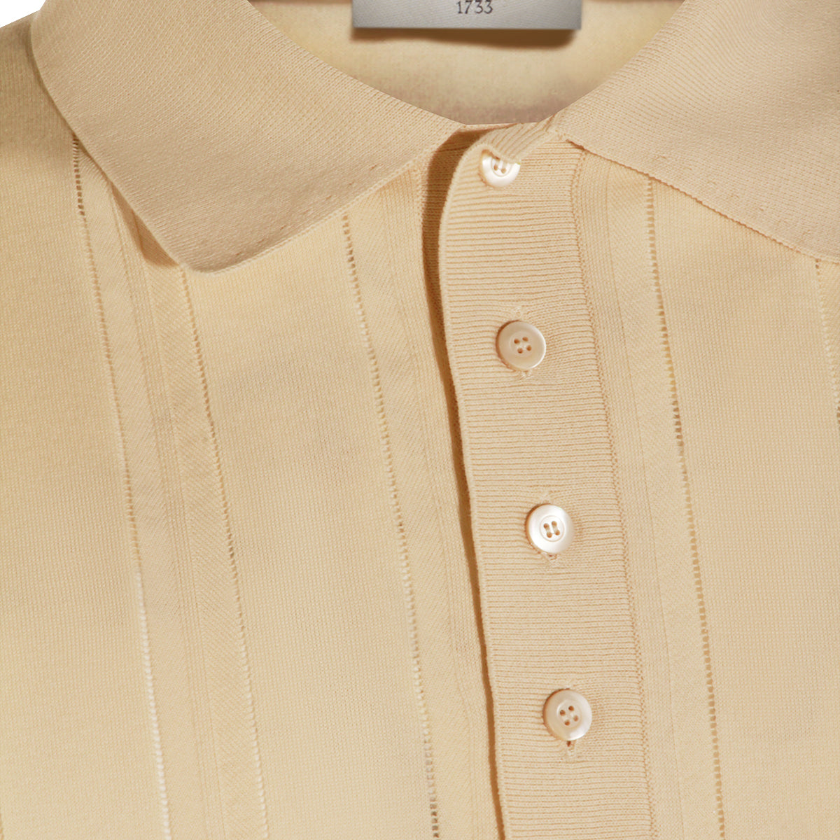 BEIGE COTTON POLO SHIRT