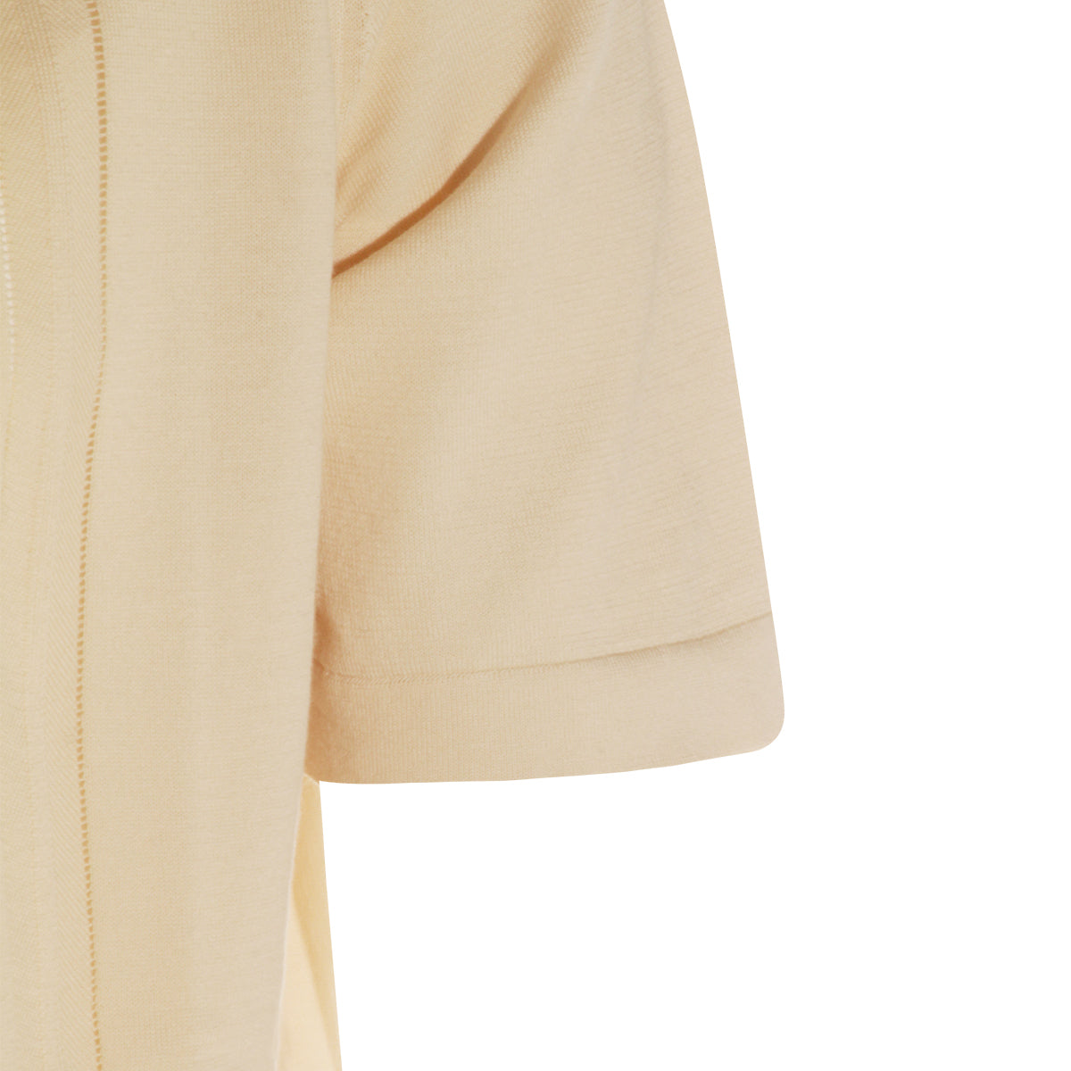BEIGE COTTON POLO SHIRT