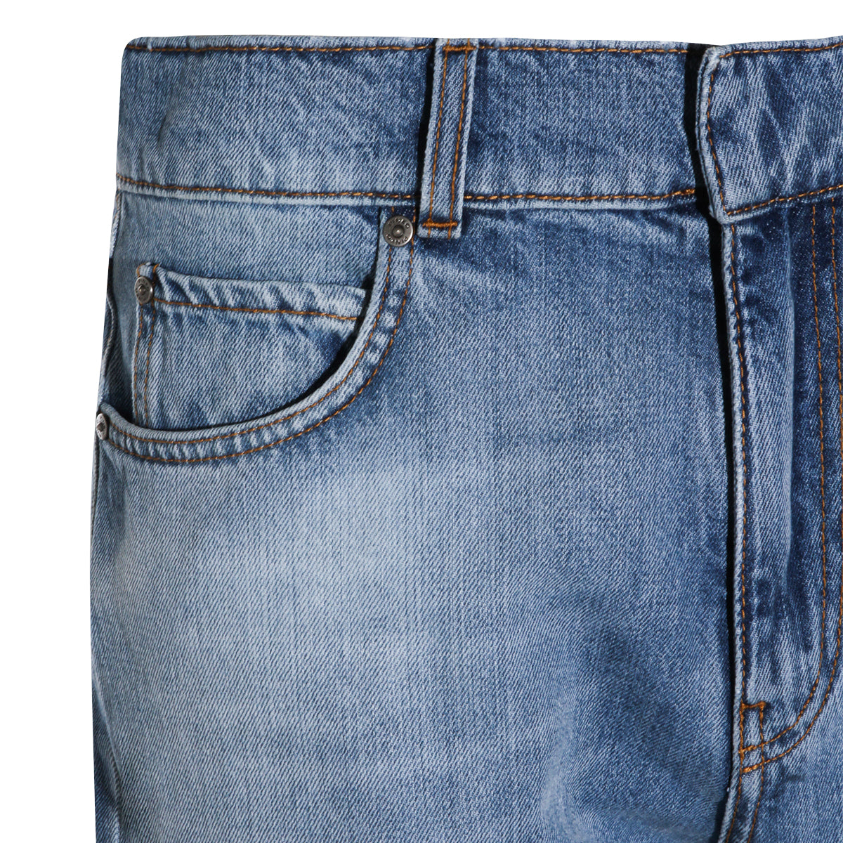 BLUE DENIM WIDE LEG JEANS